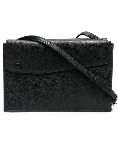 Valextra Large Pocket Crossbody Bag - Black