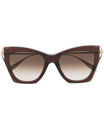 Alexander McQueen Cat-eye Sunglasses - Brown