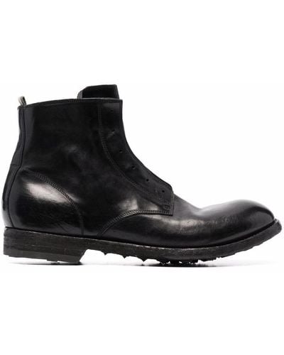 Officine Creative Arbus Leather Boots - Black