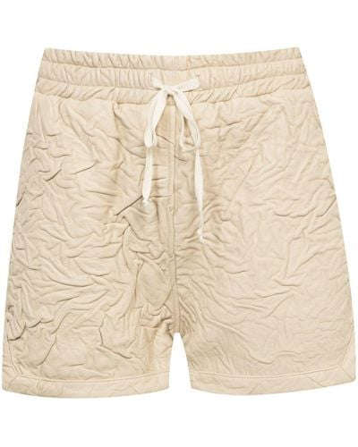 Who Decides War Crinkled-finish Cotton Shorts - Natural