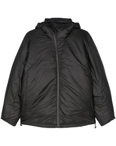 Norse Projects Parka Pasmo acolchada - Negro
