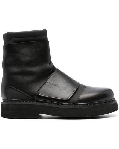 Premiata Layered 60mm Ankle Boots - Black
