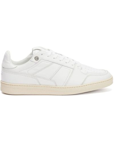 Ami Paris Low-top Leather Sneakers - White