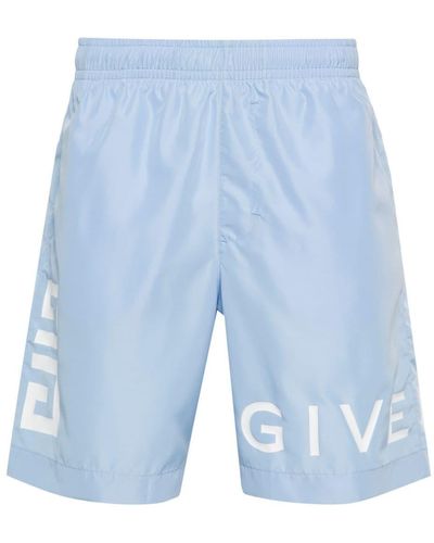 Givenchy Short de bain à motif 4G Signature - Bleu