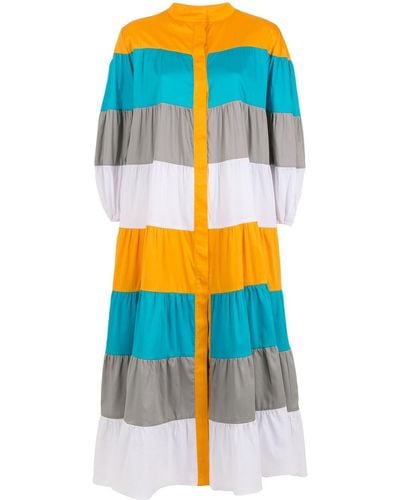 Olympiah Stripe-pattern Shirt Dress - Multicolor