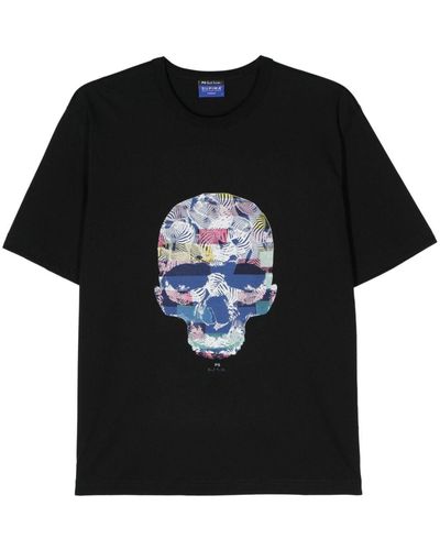 PS by Paul Smith Skull-print T-shirt - Black