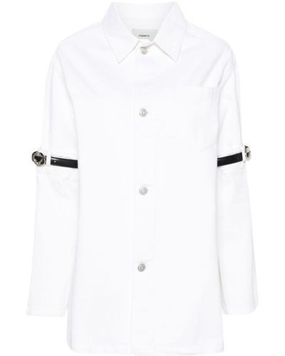 Coperni Hybrid Denim Shirt - White