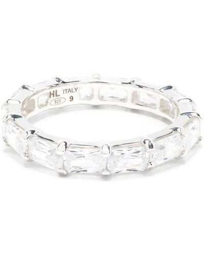 Hatton Labs Horizon Eternity Sterling Silver Ring - White