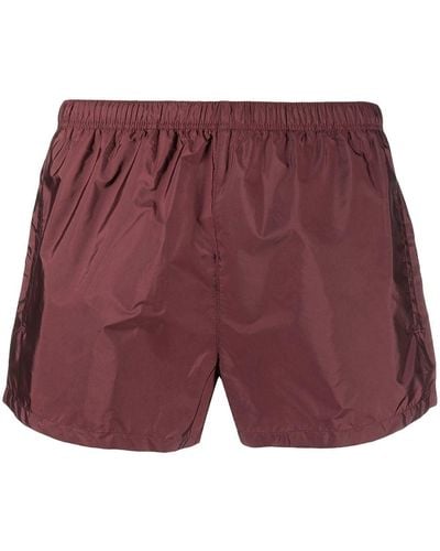 Prada Recycled Nylon Swim Shorts - Red