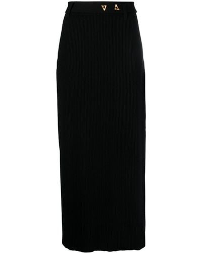 Aeron Forum Knitted Midi Skirt - Black