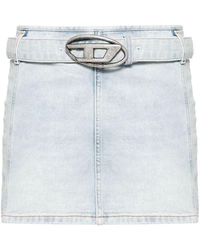 DIESEL Minijupe De-Flip-S en jean - Bleu