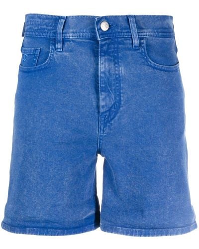 Jacob Cohen Schmale Jeans-Shorts - Blau