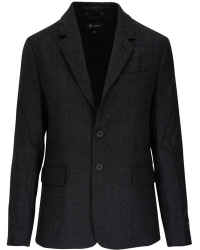 AG Jeans Parrie Wool Single-breasted Blazer - Black