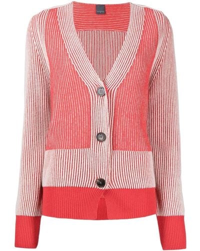 Lorena Antoniazzi Ribbed Button-up Cardigan - Pink