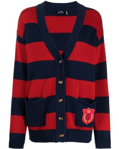 The Upside Cardigan a righe - Rosso