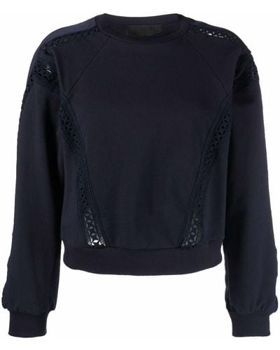 Alberta Ferretti Sweater Met Uitgesneden Detail - Blauw