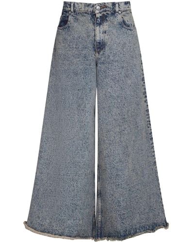 Marni Jeans Met Wijde Pijpen - Blauw