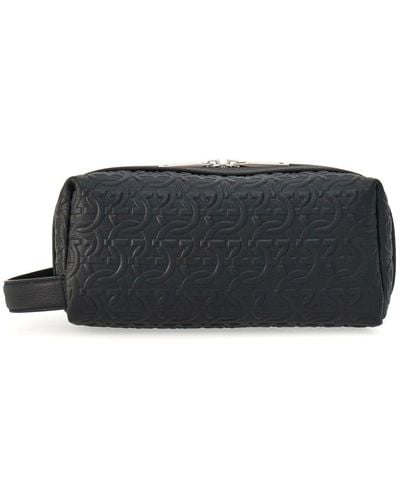 Ferragamo Trousse da bagno Gancini Dopp - Nero