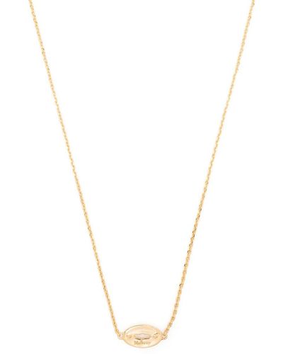 Mulberry Bayswater Gold-plated Necklace - White