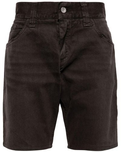Dolce & Gabbana Jeans-Shorts mit Logo-Applikation - Schwarz