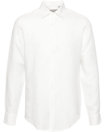 Canali Camicia con colletto classico - Bianco