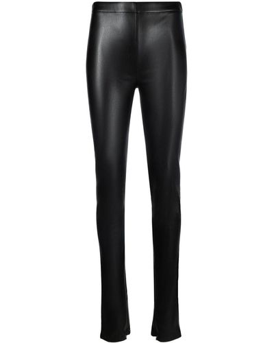 Atlein Faux-leather Skinny Pants - Black