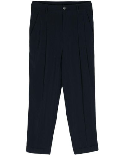 ..,merci High-waist Tailored Cropped Trousers - Blue