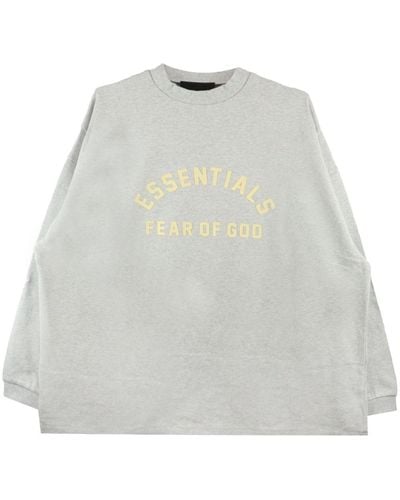 Fear Of God Logo-print Cotton Sweatshirt - White