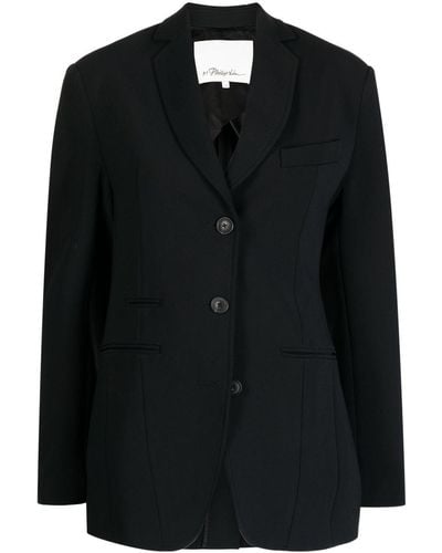 3.1 Phillip Lim Blazer à simple boutonnage - Noir