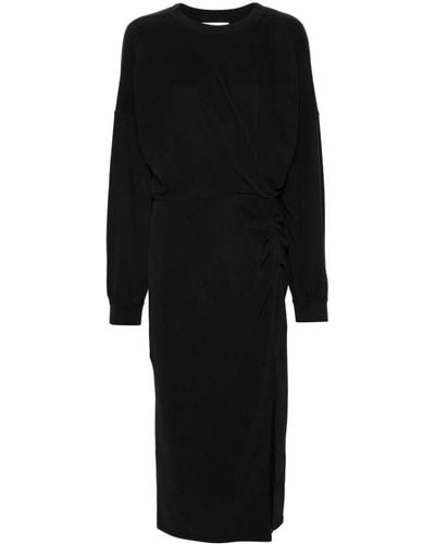 Isabel Marant Salomon Cotton Dress - Black