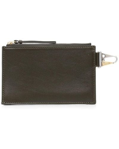 Dion Lee Mini Dog-clip Pouch - Green