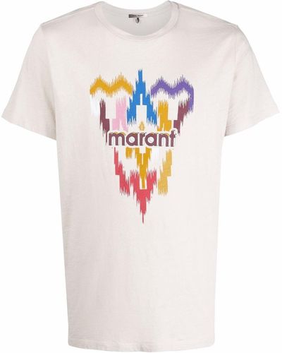 Isabel Marant ロゴ Tシャツ - マルチカラー