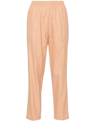 Forte Forte Textured Tapered Trousers - Natural