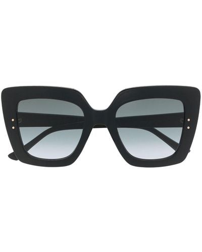 Jimmy Choo Eckige Sonnenbrille mit Farbverlauf - Schwarz