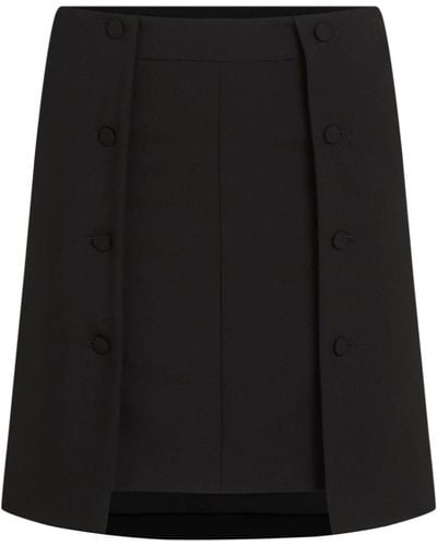 Karl Lagerfeld Archive Wrap Miniskirt - Black
