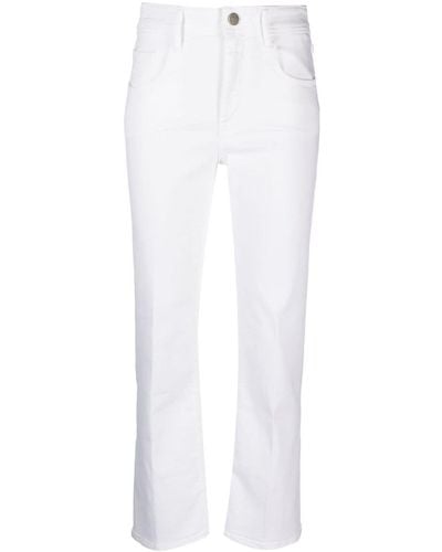 Jacob Cohen Mid-rise Flared Jeans - White