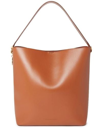 Stella McCartney Frayme Handtasche aus Faux-Leder - Braun