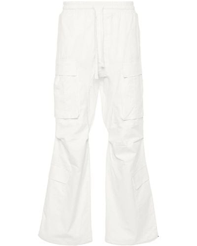 Thom Krom Wide-leg Cargo Trousers - White