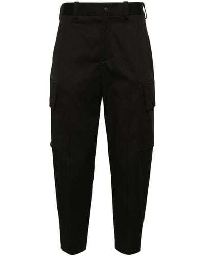 Neil Barrett Pantalones ajustados tipo cargo - Negro