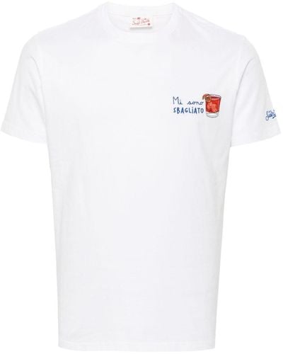 Mc2 Saint Barth Portofino Cotton T-shirt - White