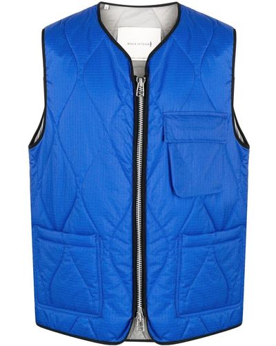 Mackintosh General Quilted Gilet - Blue