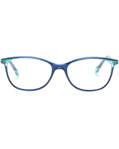 Etnia Barcelona Brille mit ovalem Gestell - Blau