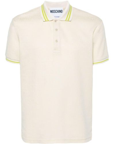 Moschino Camisa con logo en jacquard - Neutro