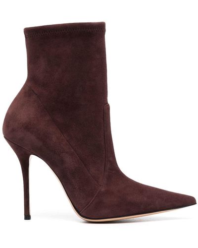 Casadei Bottines Blade 120 mm - Marron