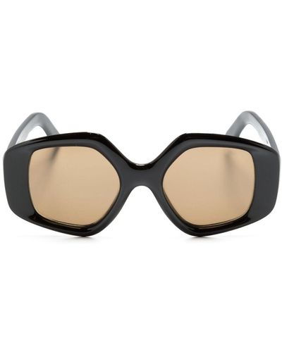 LAPIMA Stella Oversized-frame Sunglasses - Natural