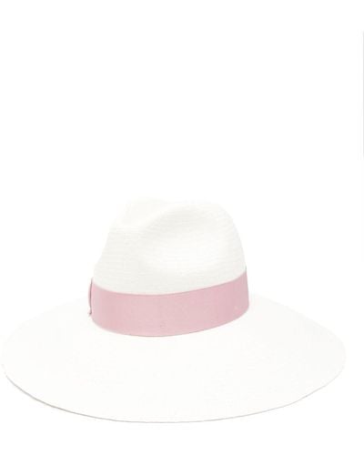 Borsalino Sophie Panama Strohut - Pink