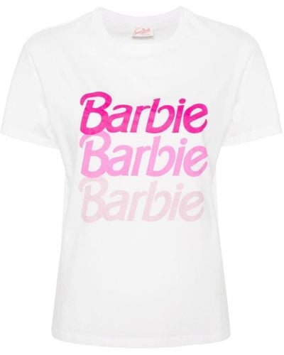 Mc2 Saint Barth X Barbie Emilie Cotton T-shirt - Pink