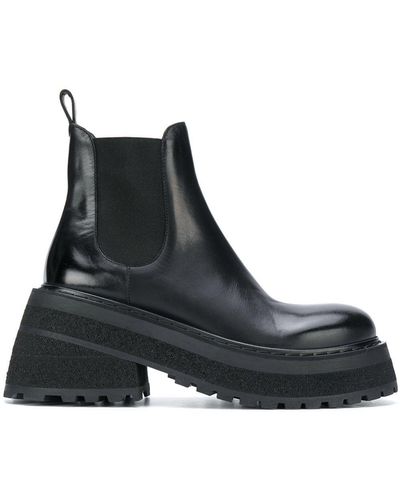 Marsèll Chunky-sole Chelsea Boots - Black