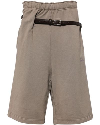 Magliano Provincia Belted Track Shorts - Gray