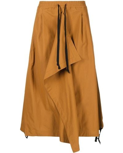 BED j.w. FORD Wide-leg Flared Pants - Brown